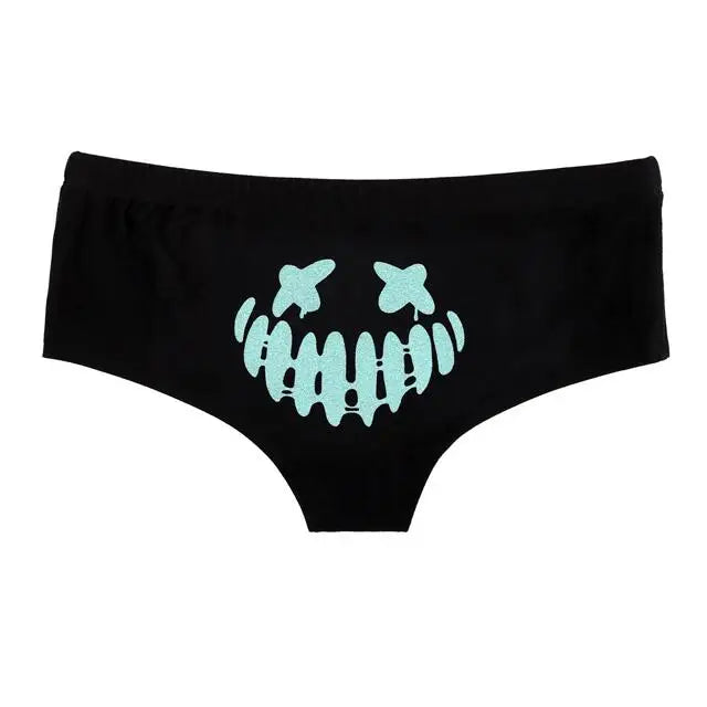 Sexy Fluorescent Skeleton Women’s Boxer Briefs