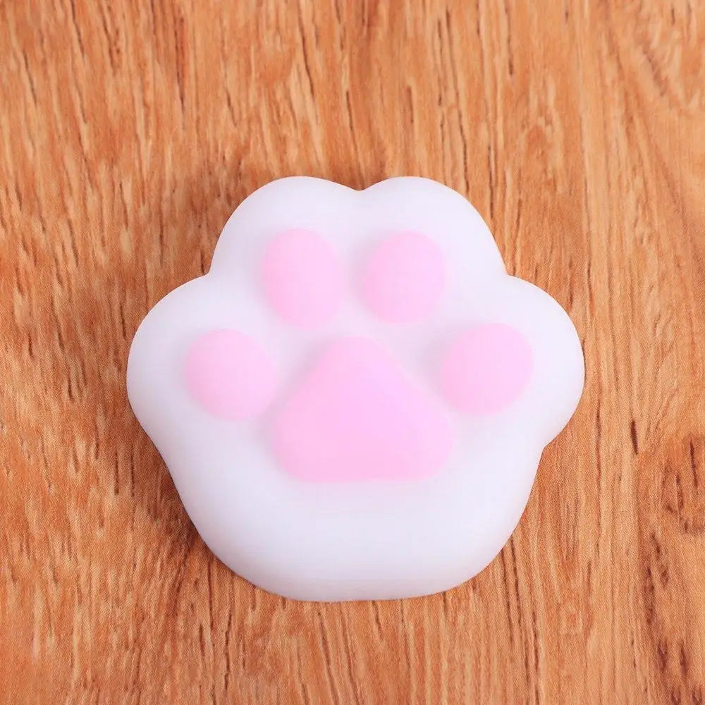 Mini Cat Paw Squeeze Toy for Stress Relief