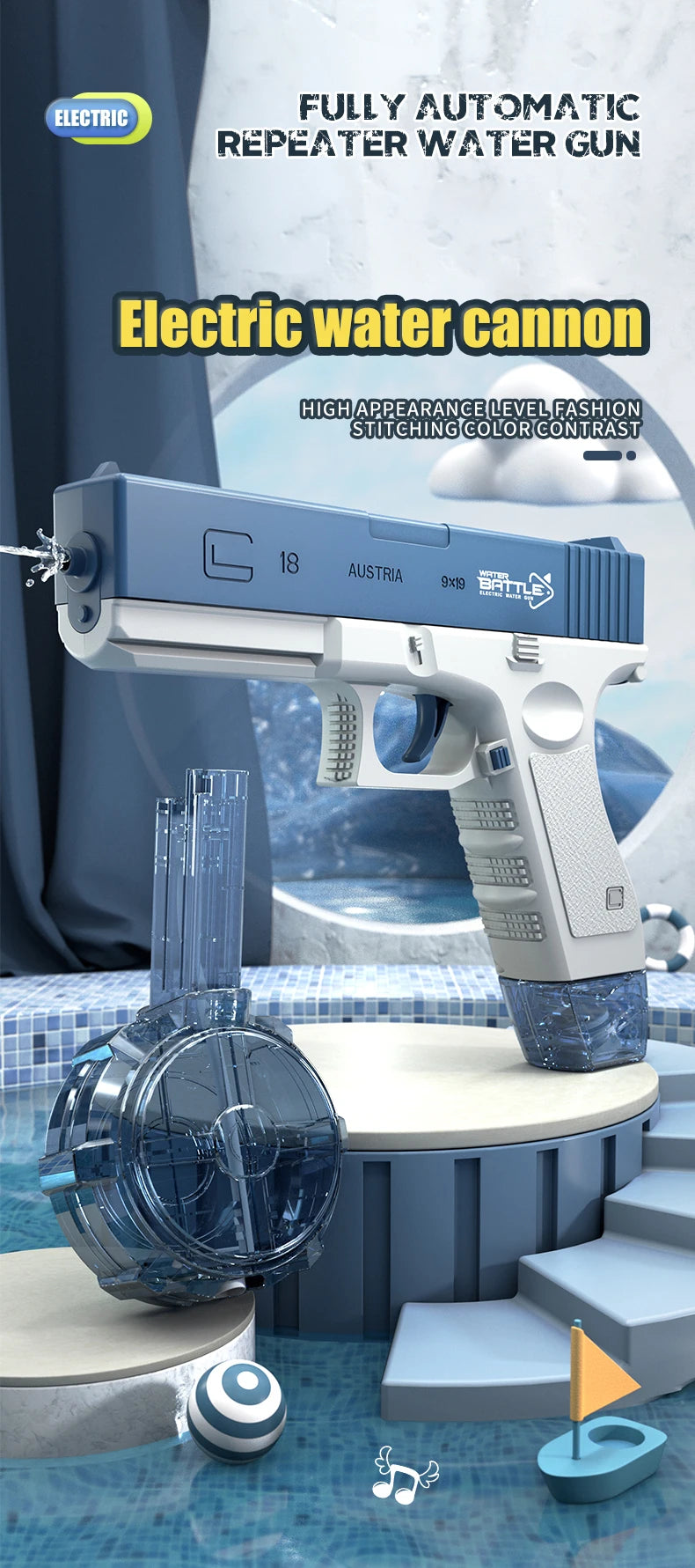 Electric M416 Water Gun – Ultimate Summer Blaster
