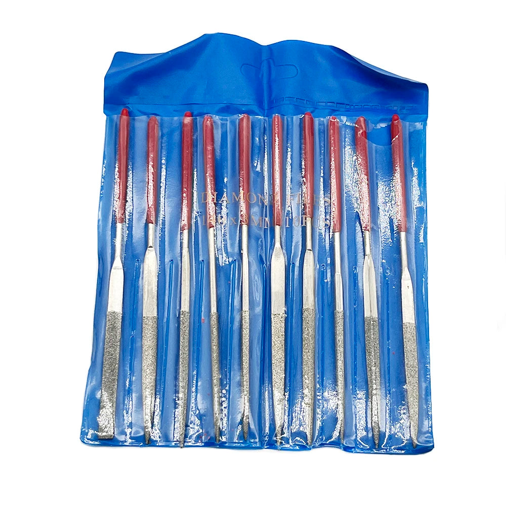 10Pcs Diamond Needle File Set – Precision for Every Detail!