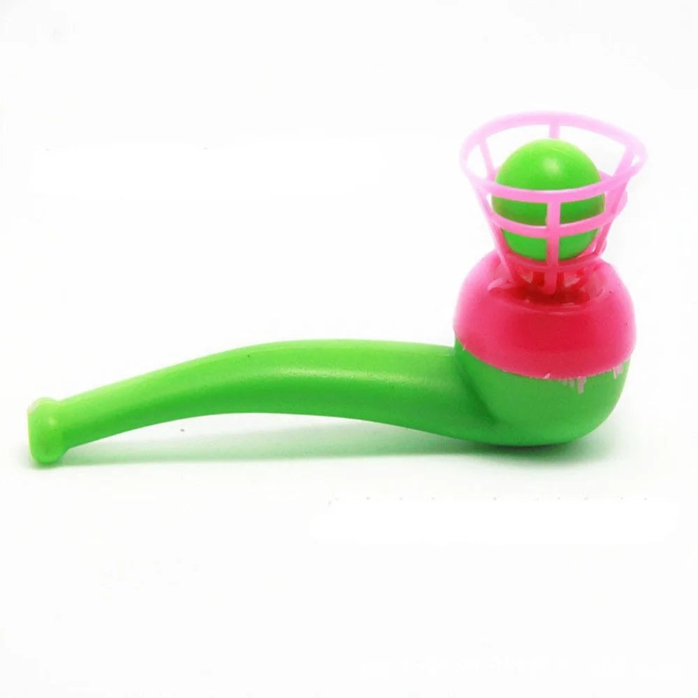 3pcs Plastic Pipe Blowing Ball Kids Toys Set