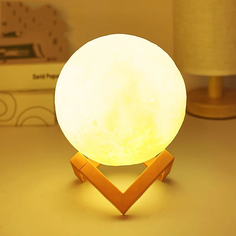 DIY Hand-Painted Moon Night Light Kit - Clickilix