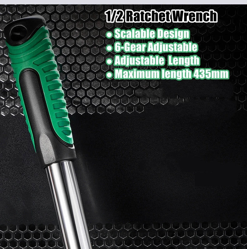 Telescopic Ratchet Wrench – Power & Reach in One Tool!