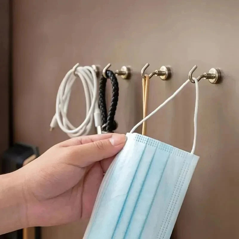 10PCS Strong Magnetic Hooks for Storage