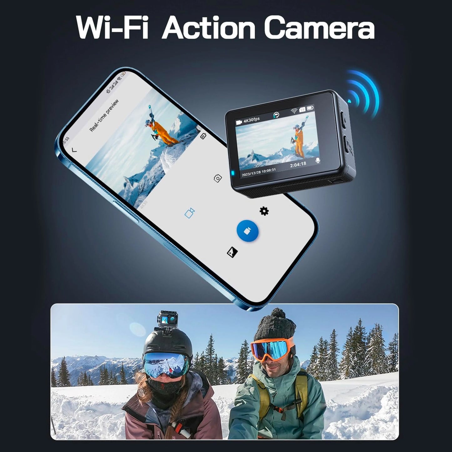Shoot smooth 4K footage with this action camera!