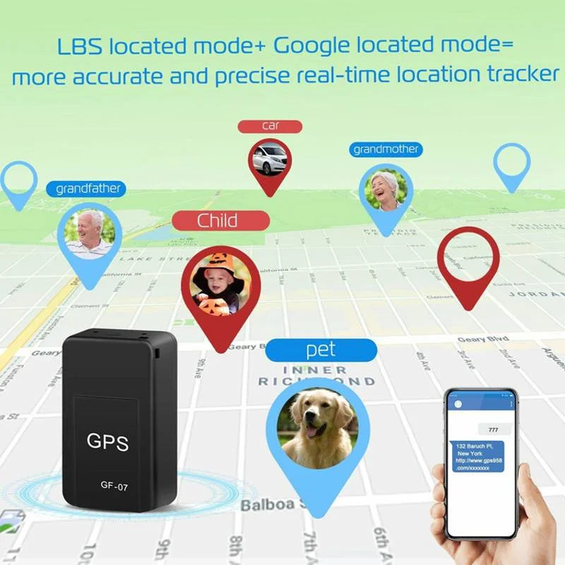Track anything instantly with the Mini GF-07 GPS tracker!