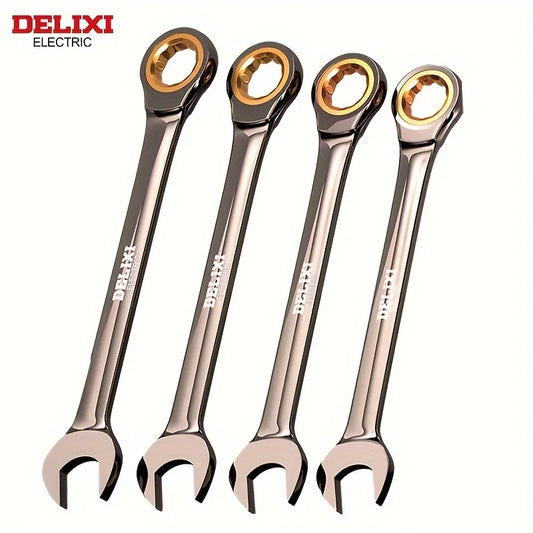 DELIXI Dual-Use Ratchet Wrench – Precision Power, Both Ways!