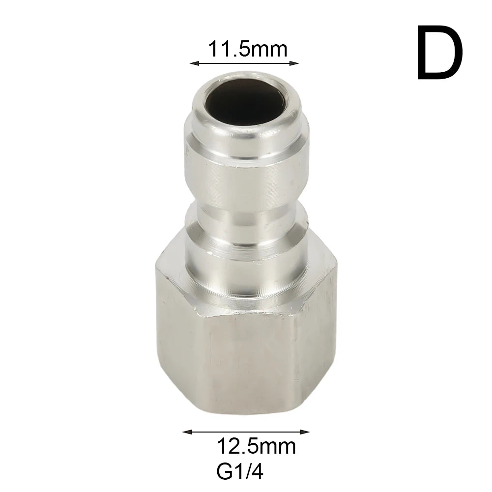Quick Release Pressure Washer Adapter – Snap, Spray, Done!