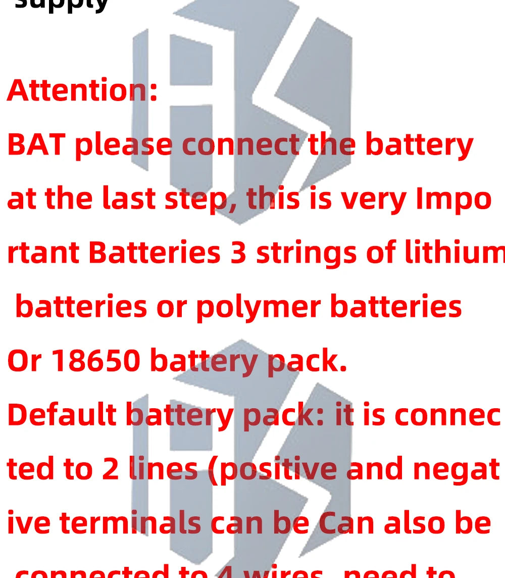 3S 12V Lithium Battery UPS Module – 24W/36W