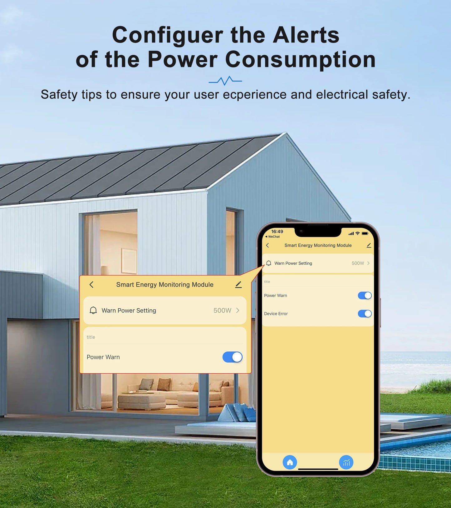 Smart WiFi Power Meter Clamp – Solar Ready