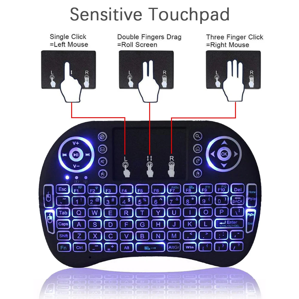 i8 2.4G Air Mouse Keyboard – Control Everything, Wirelessly!