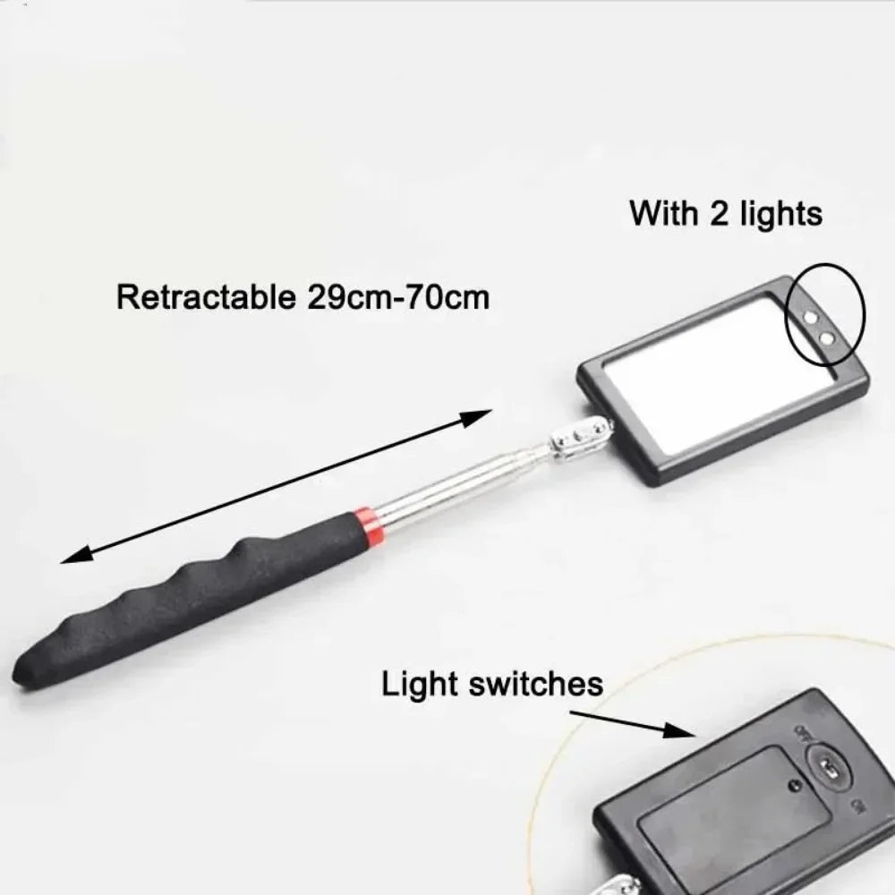 LED Telescoping Inspection Mirror – See What Others Can’t!