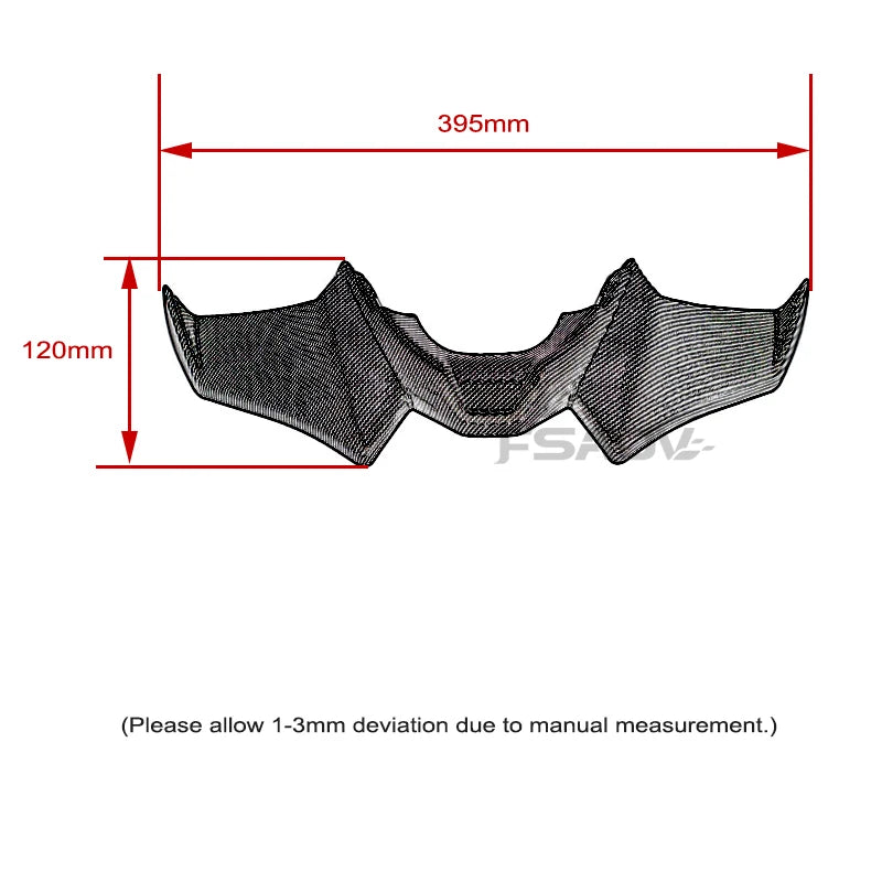 Front Wing Spoilers for Yamaha MT-07 2021–2024