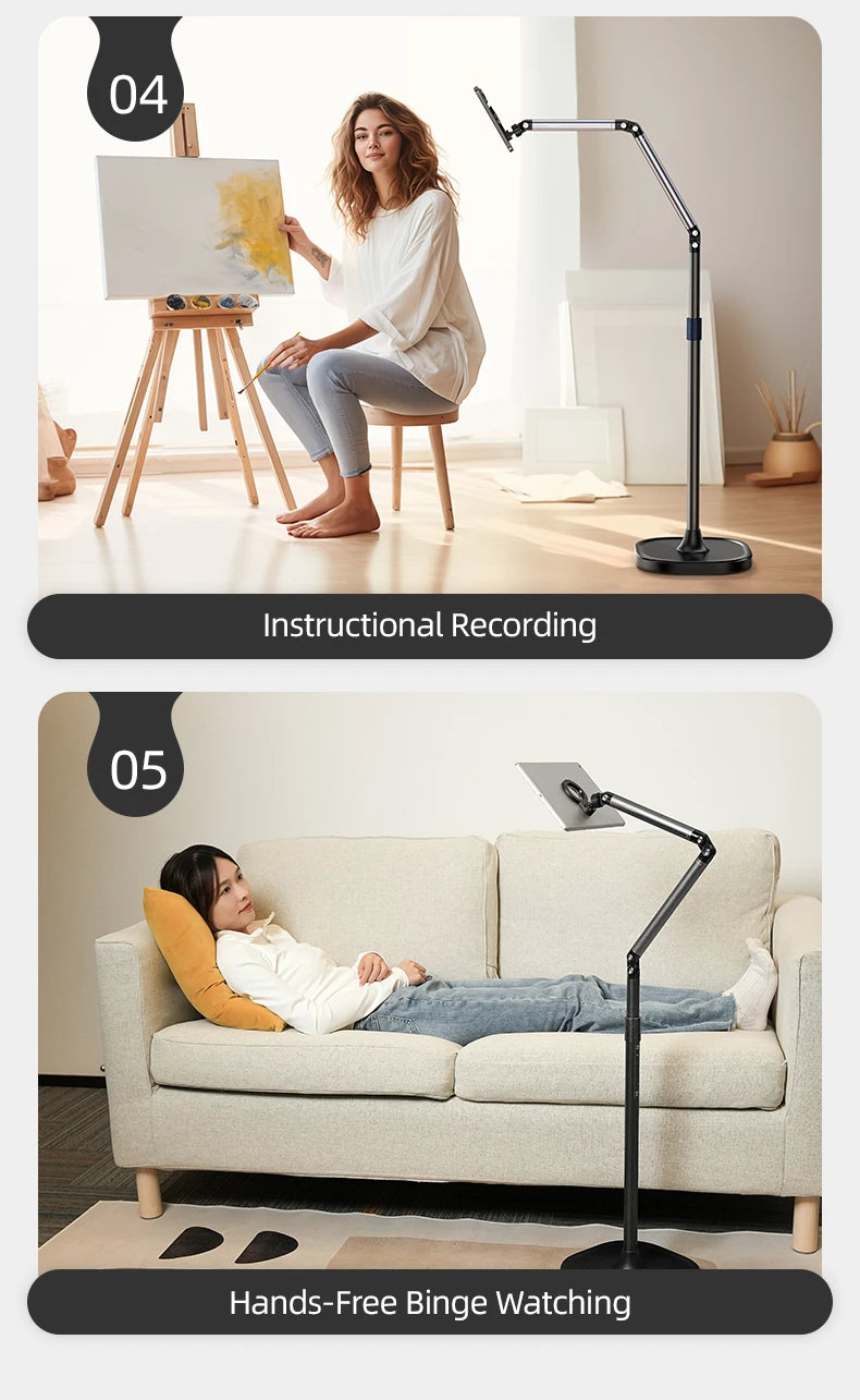 TELESIN Magnetic Floor Phone Stand Holder