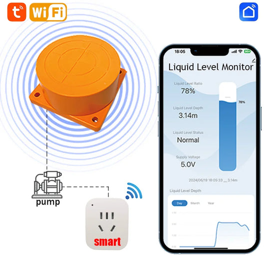 Tuya Smart WiFi Water Level Sensor Socket