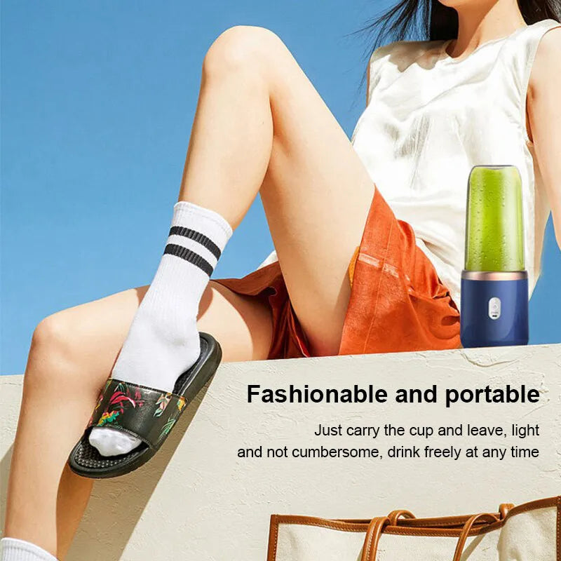 Portable Electric USB Juicer – Blend Anywhere, Anytime!