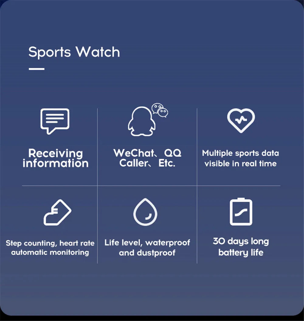 Multifunction D13 Smartwatch for All Ages