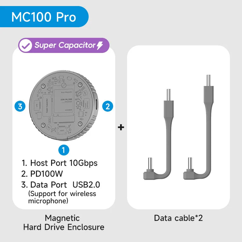 Upgrade storage with Hagibis Magnetic M.2 SSD enclosure!
