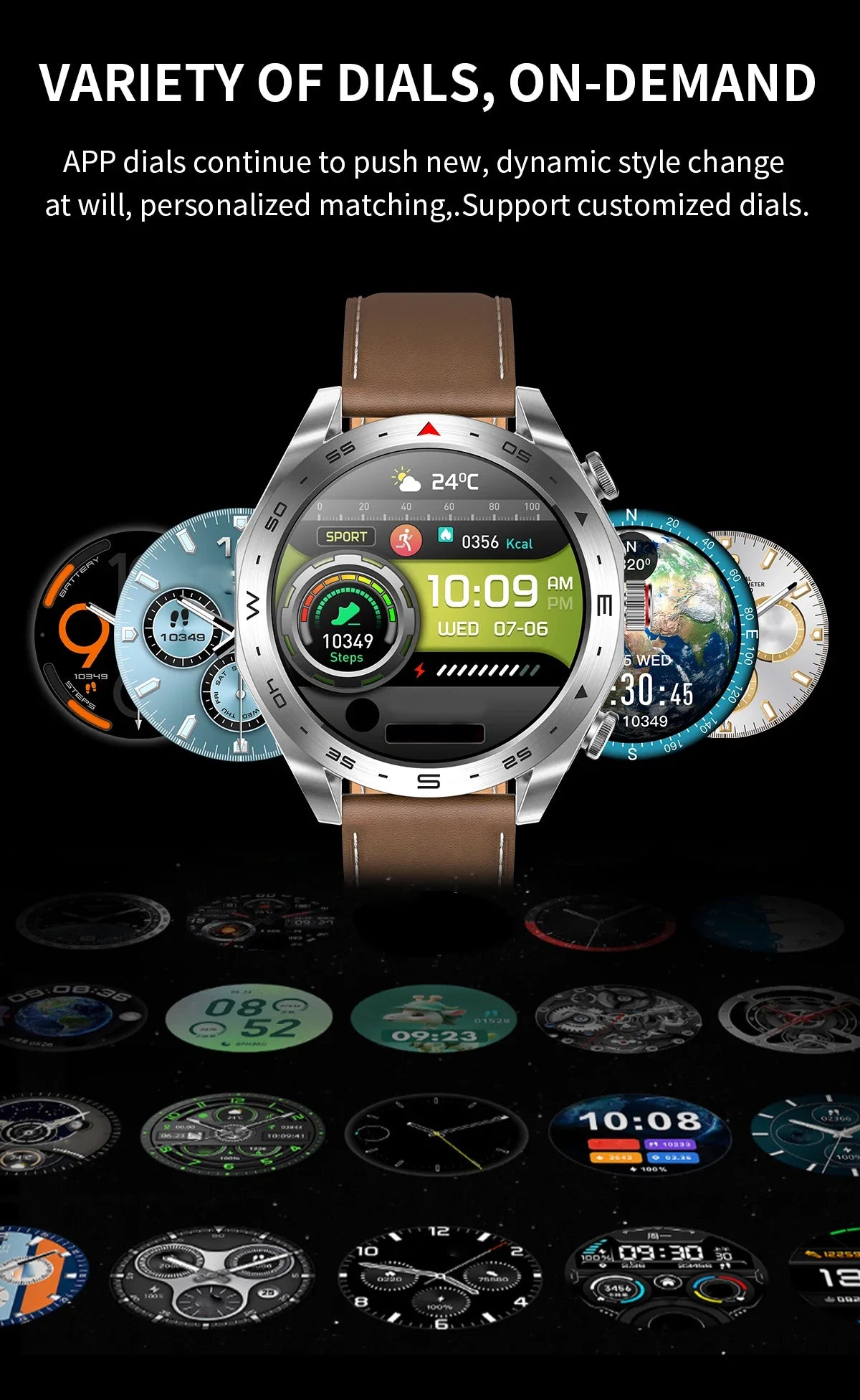 Smartwatch with Built-in TWS Earbuds