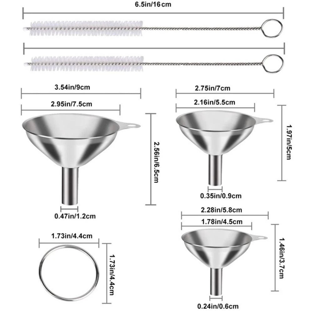 Stainless Steel Strainer Funnel Spoon – Pour & Filter with Precision!