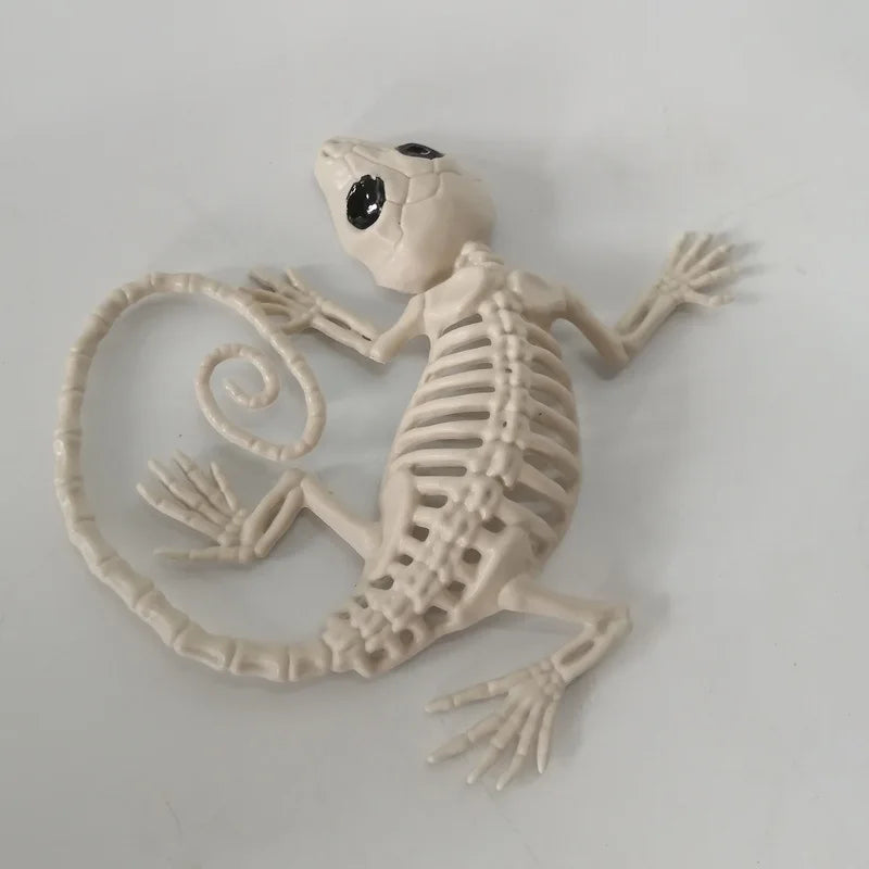 Realistic Skeleton Props with Bats & Scorpions