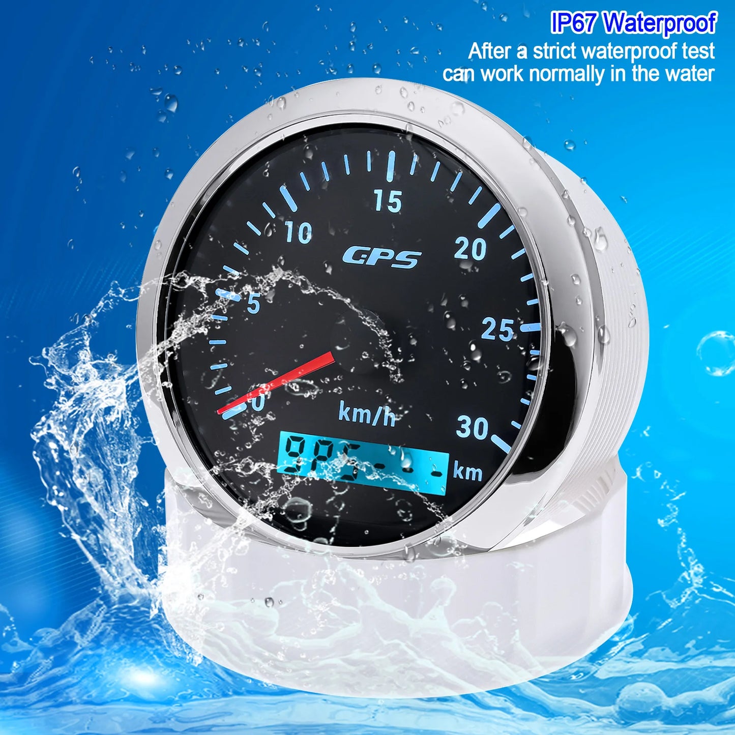 GPS Speedometer Gauge – Accurate Speed for Any Ride!