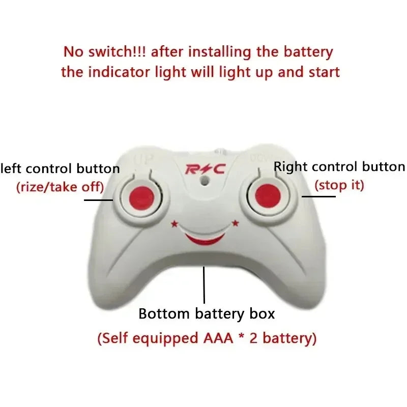 Mini RC Helicopter Drone – Safe Flying Fun for Kids!
