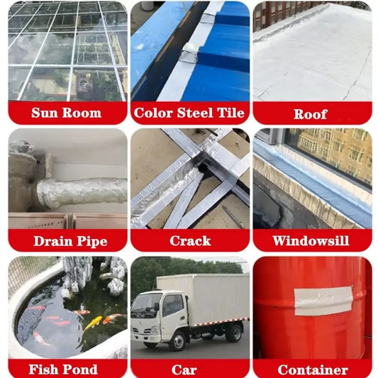 Waterproof Butyl Aluminum Foil Repair Tape