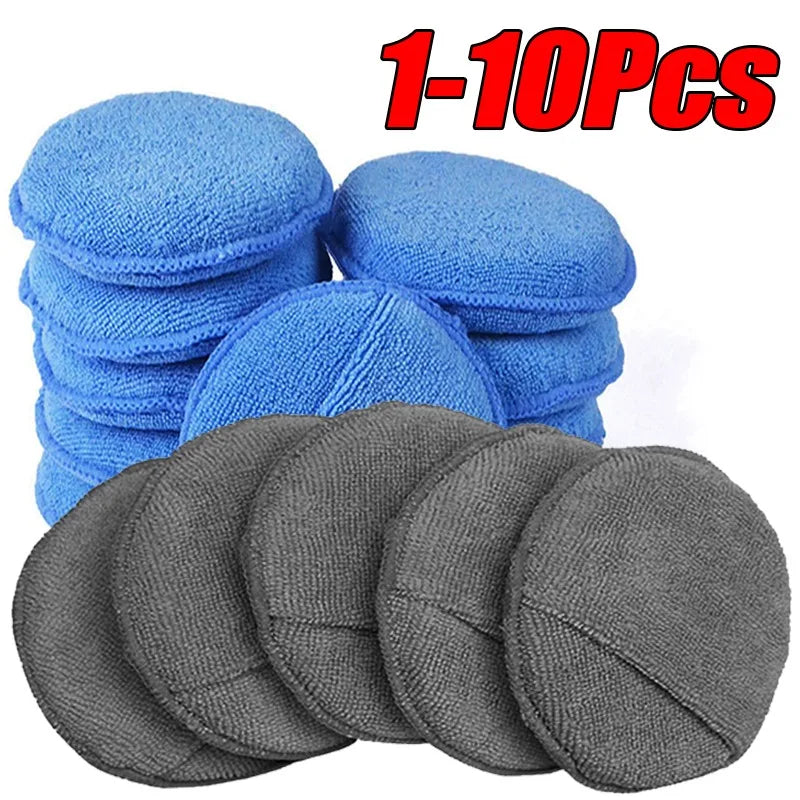 10PCS Microfiber Car Detailing Applicator Pads