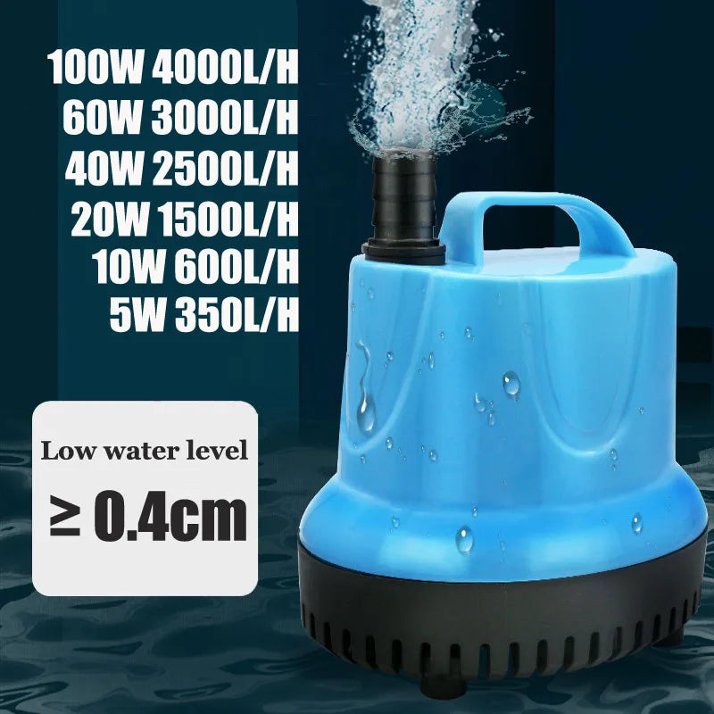 Submersible Aquarium Water Pump 220V EU Plug