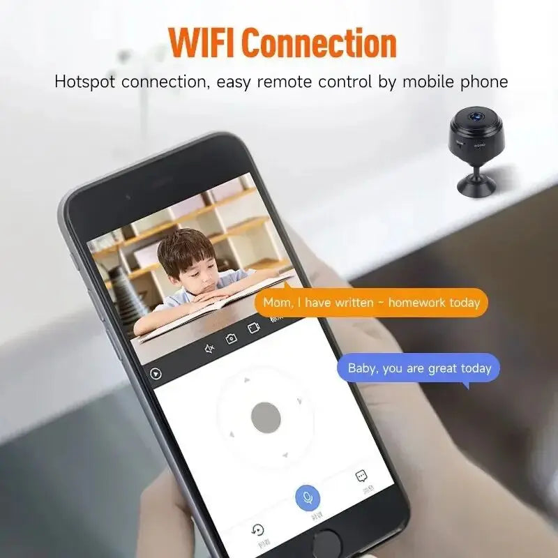 Secure your space with the A9 Mini WiFi Camera!