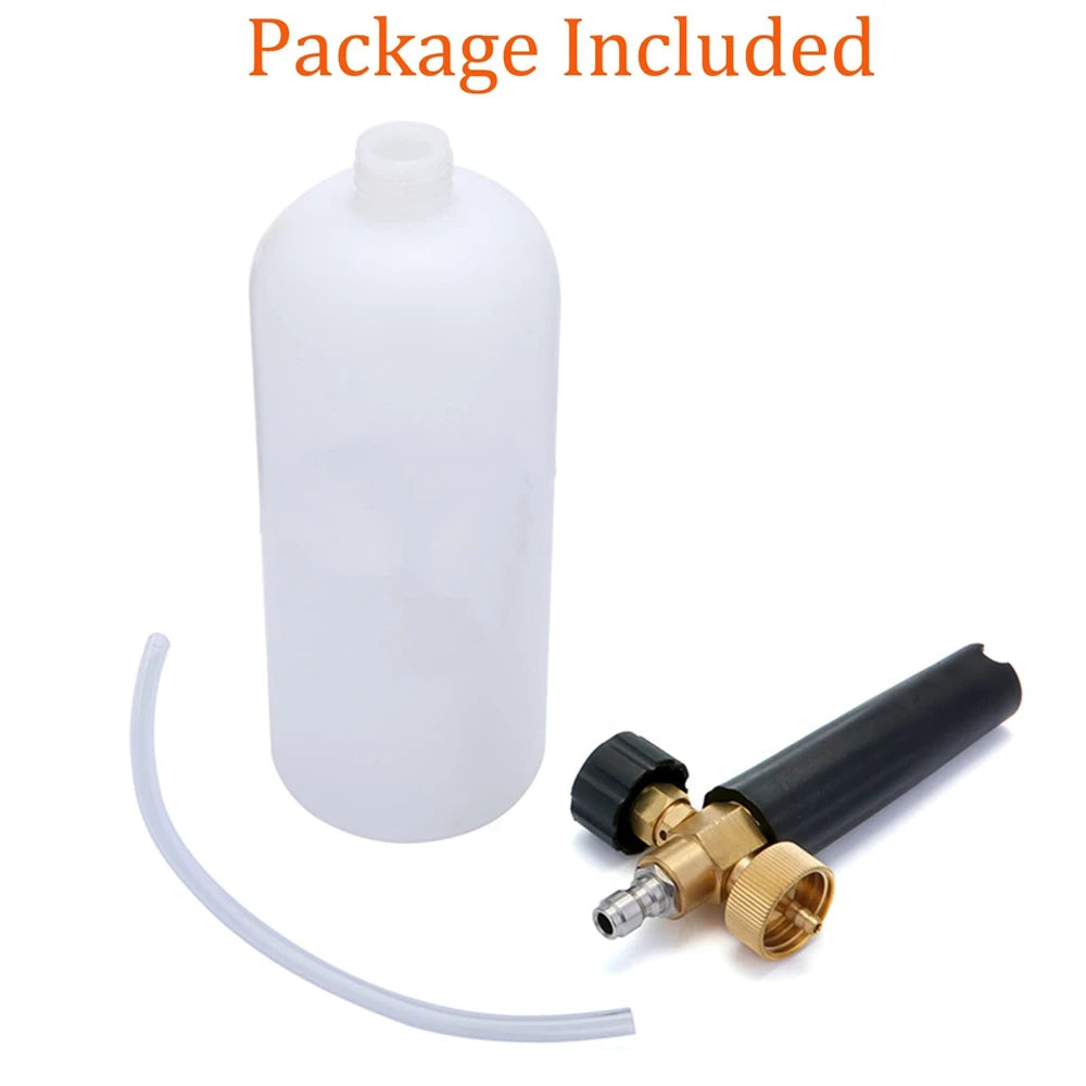 1L Adjustable Snow Foam Lance – Thick Foam, Deep Clean!