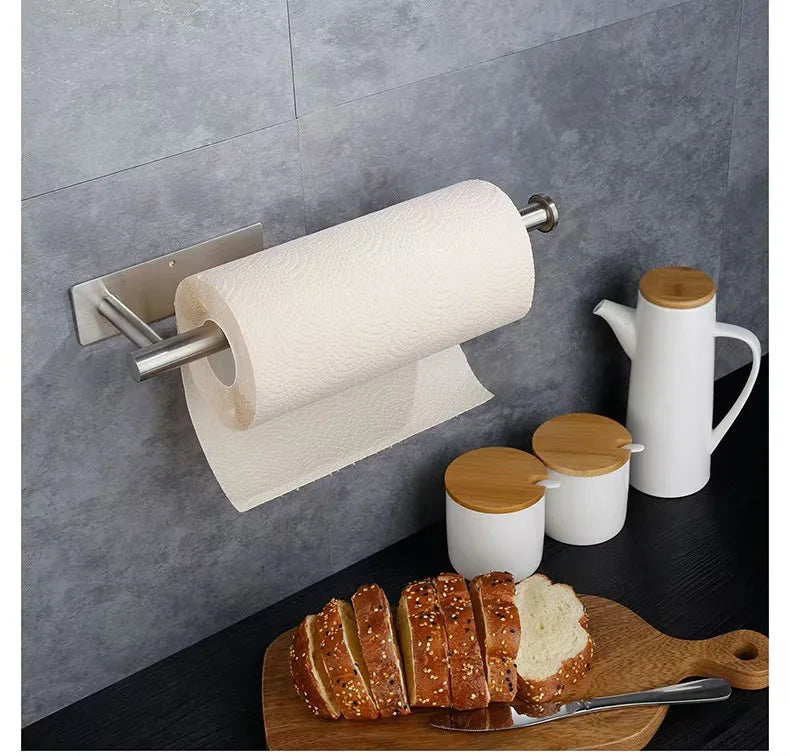 Kitchen Paper Towel Holder Adhesive Tissue Hanger