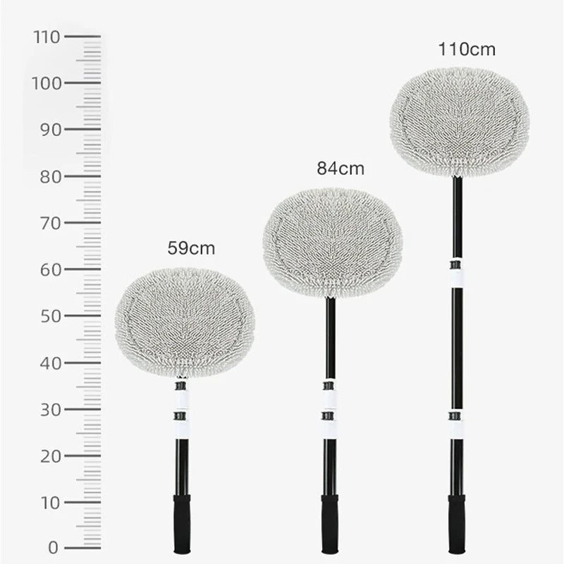 Telescopic Car Wash Mop – Reach Every Inch, Scratch-Free!