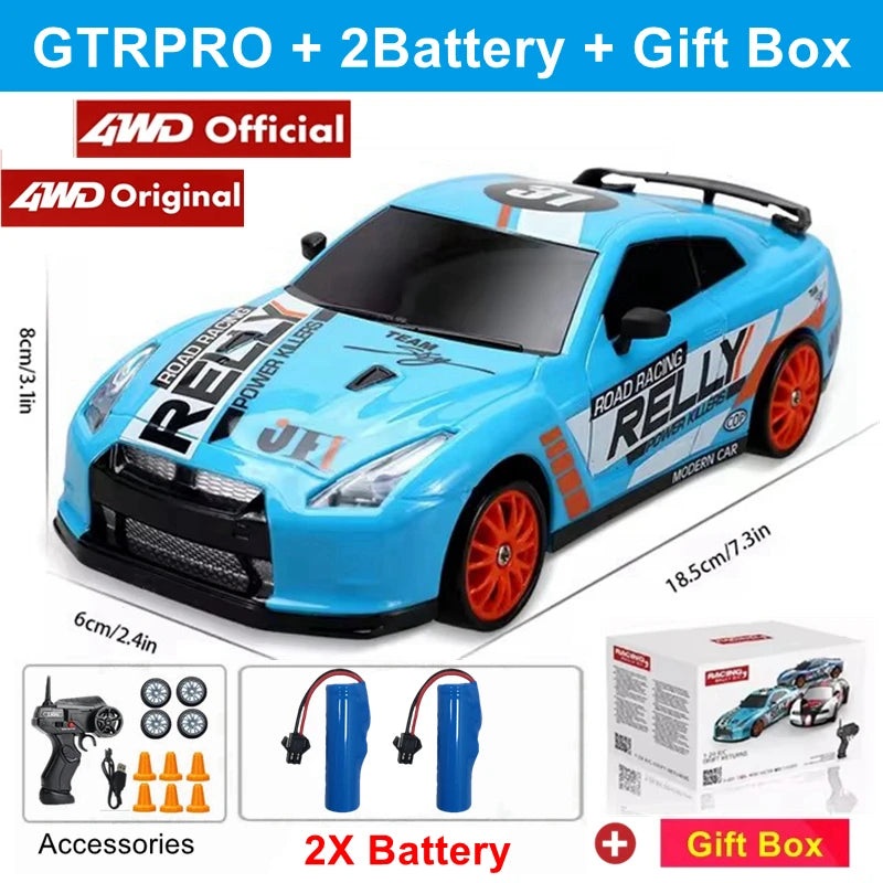 2.4G Drift RC Car – 4WD Remote Control Racing Toy