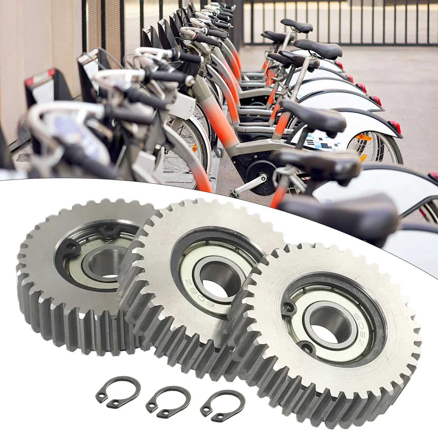 3PCS 36T Steel Motor Gears for Bafang E-Bikes