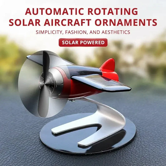 Solar Airplane Car Decoration – Motion & Style That Never Stops!
