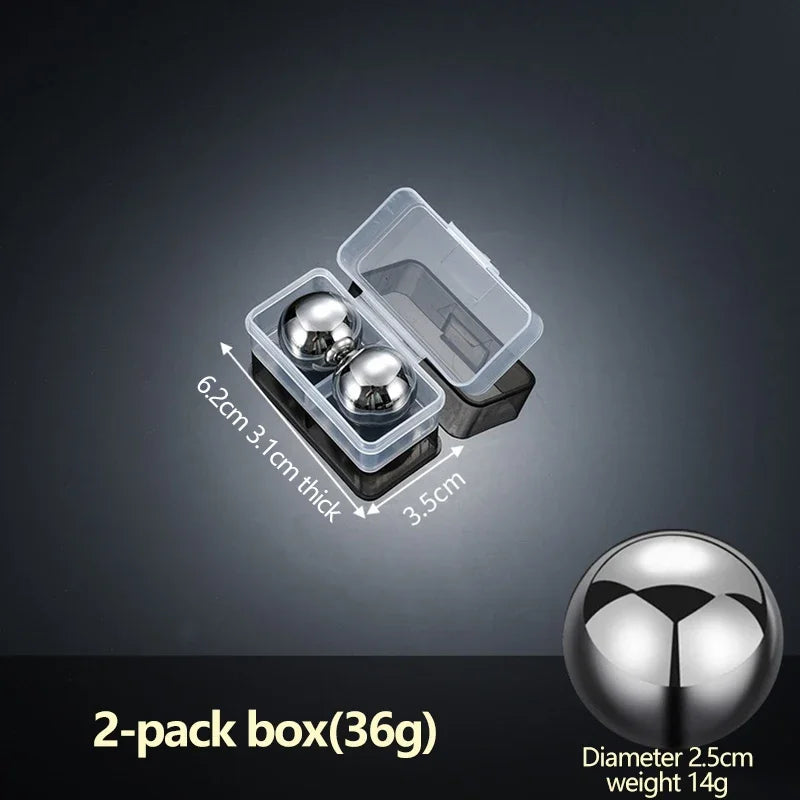 Reusable Stainless Steel Ice Cubes – Set of 2/4/8