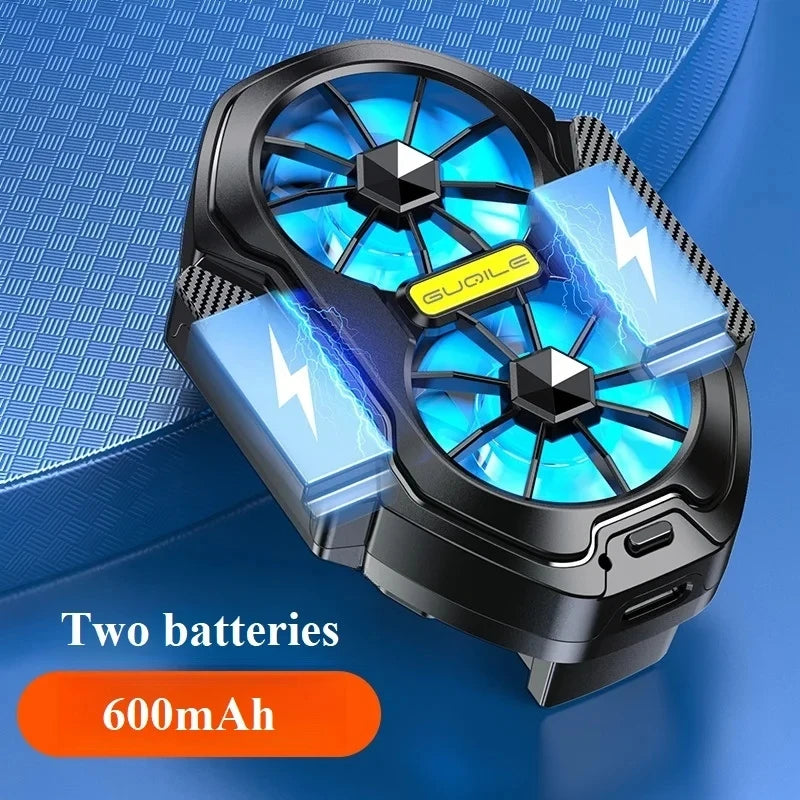 Dual Fan Rechargeable Mobile Phone Cooler