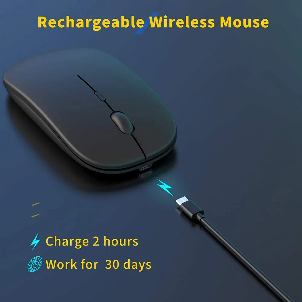 Level up with a quiet, wireless gaming mouse!