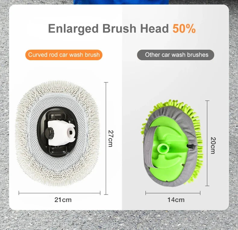 Telescopic Car Wash Mop – Reach Every Inch, Scratch-Free!