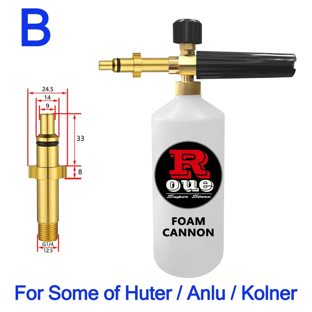 1L Adjustable Snow Foam Lance – Thick Foam, Deep Clean!