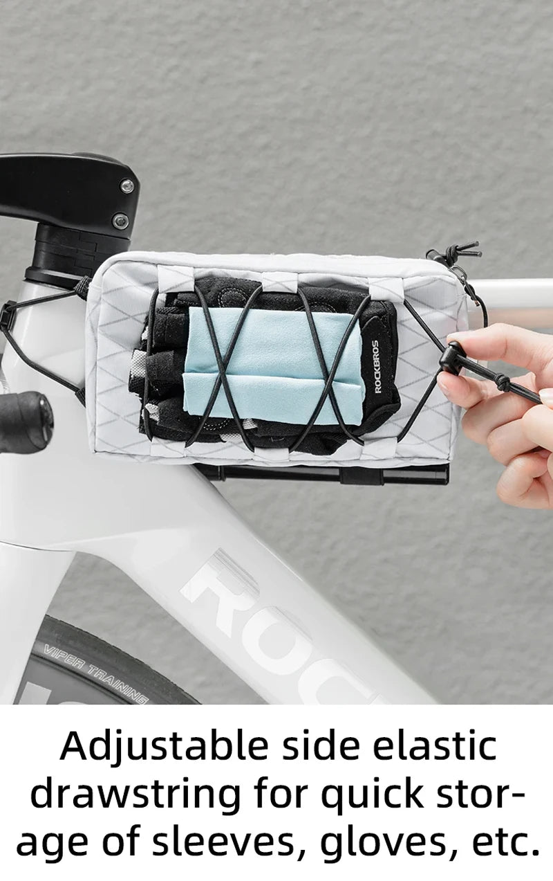 Top Tube Bicycle Bag – Frame & Saddle Storage with Phone Holder
