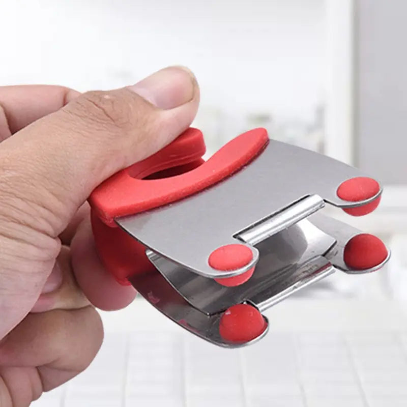 Stainless Steel Pot Clip – Spoon Rest & Anti-Scald Holder