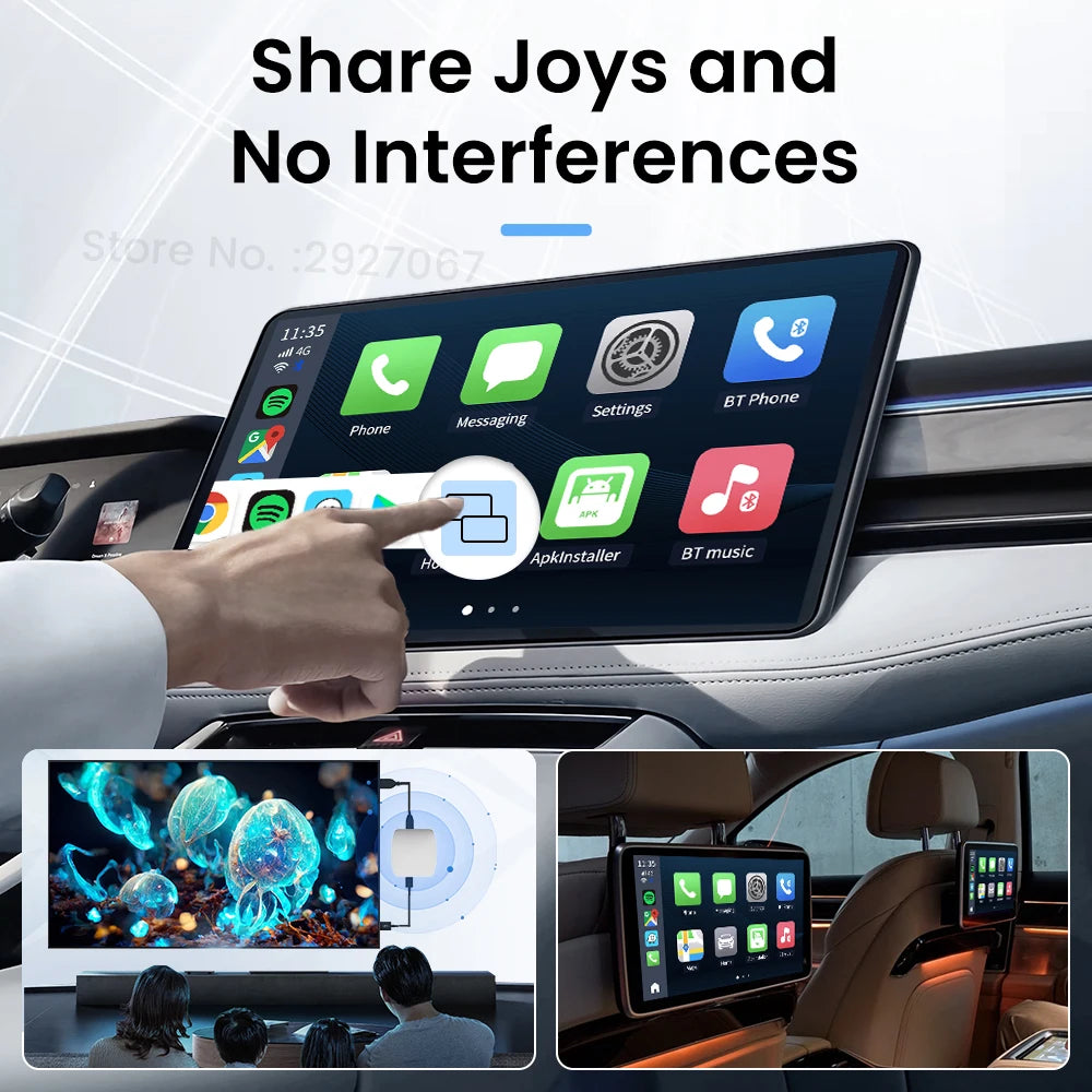 2024 CarlinKit AI Box – Wireless CarPlay & Android TV in One!