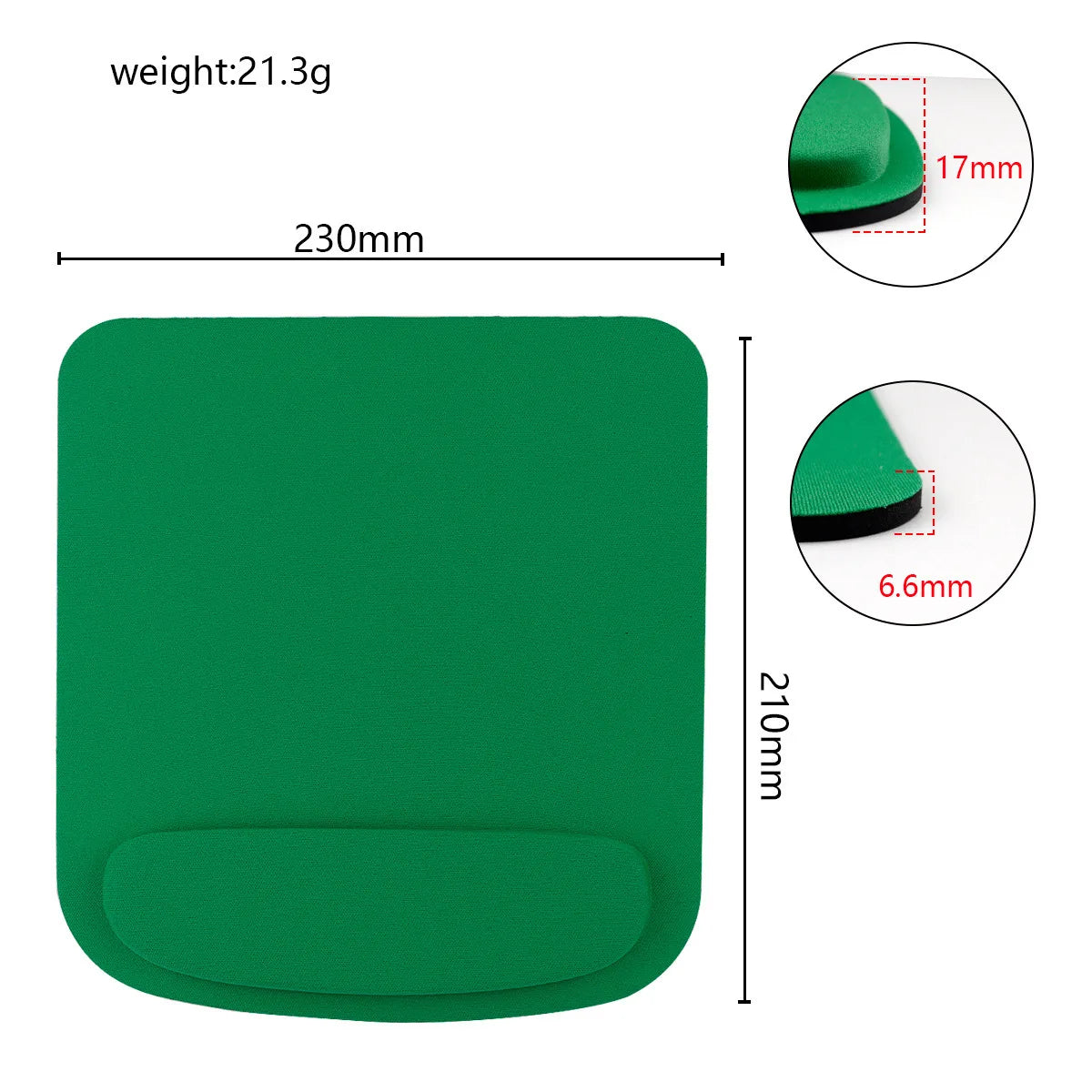 Ergonomic EVA Mouse Pad with Wrist Support