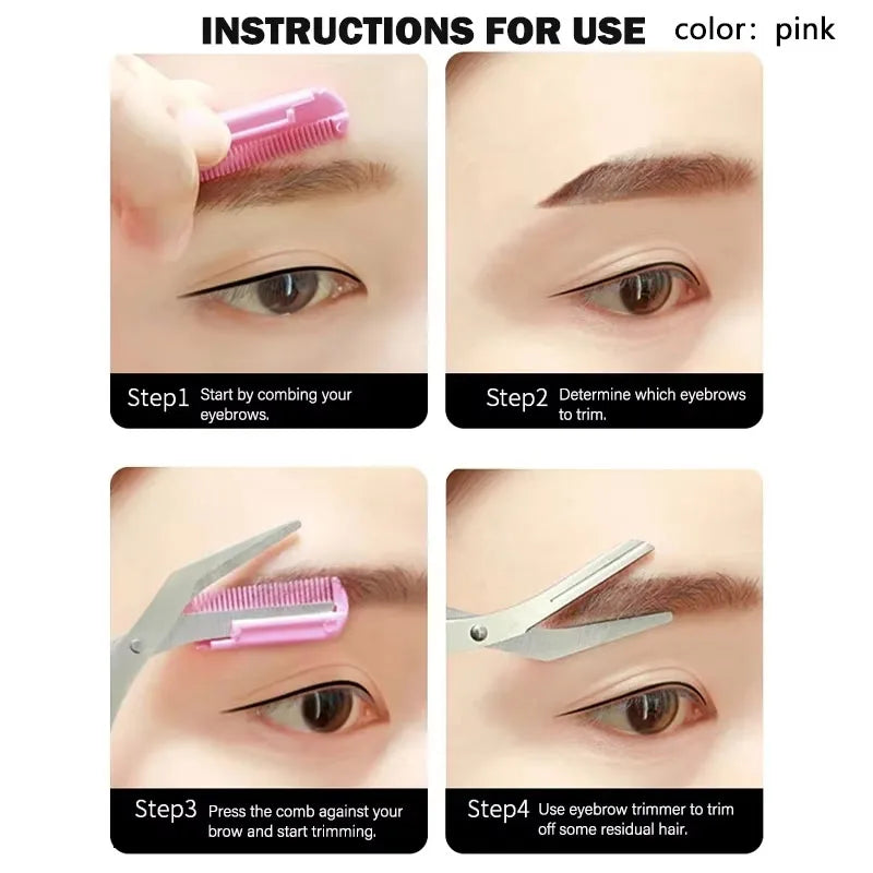 Eyebrow Trimmer with Comb for Beginners