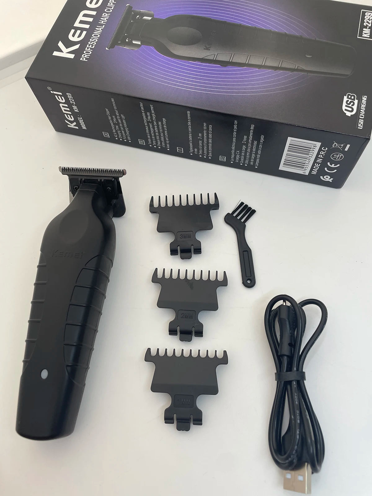 Kemei 2299 Cordless Zero-Gap Hair Trimmer
