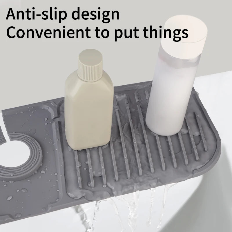 Silicone Faucet Mat Splash Guard Sink Protector