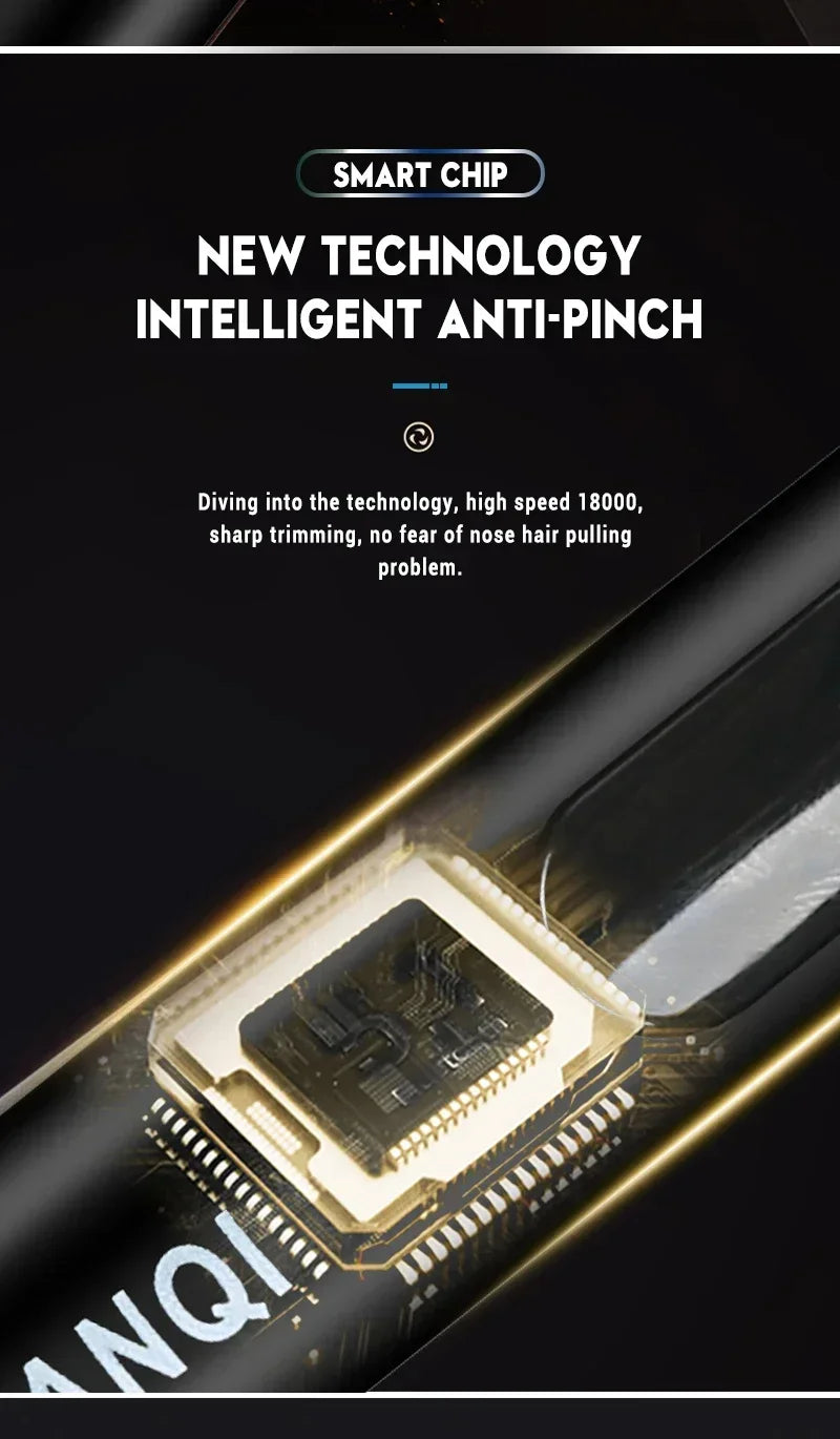 2-in-1 Electric Ear Nose Hair Trimmer